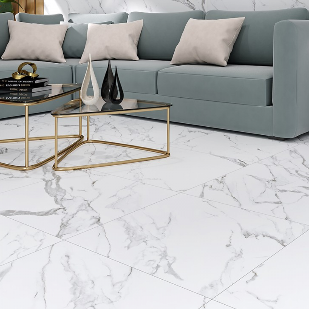 Керамогранит Cersanit Atlantis White Satin Rect 59,8х59,8 см