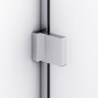 Боковая стенка под углом 90° Ronal Annea ANTW09005007 90х200 см с L-креплением, хром, прозрачное стекло
