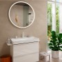 Смеситель для раковины Hansgrohe Tecturis S 73310700 с донным клапаном, белый матовый