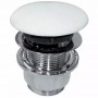 Донный клапан для раковины Kerasan 9233 30 click/clack постоянный, белый матовый