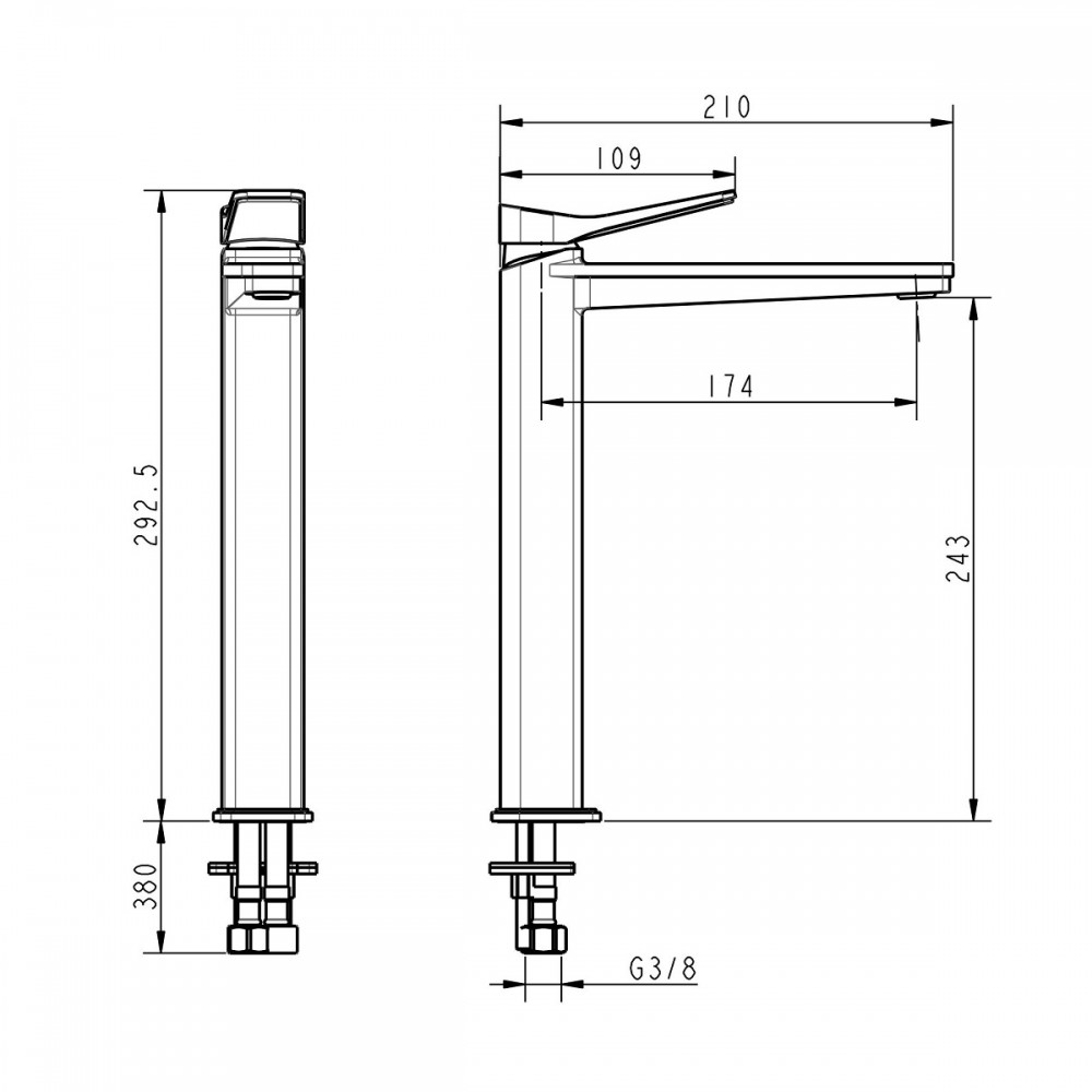 Смеситель для раковины Devit Up 81X11120