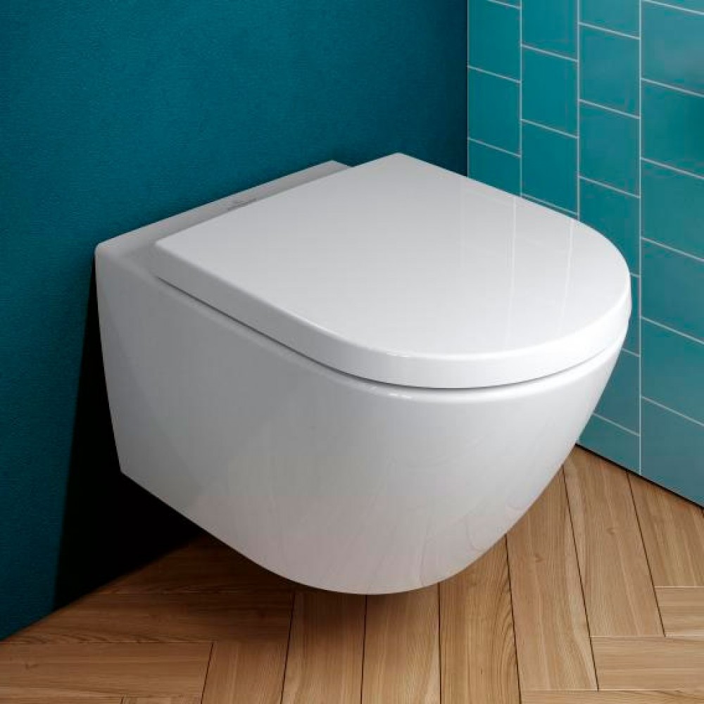 Унитаз подвесной Villeroy&Boch Subway 3.0 4670TS01 с сиденьем Soft Close