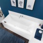 Квариловая ванна Villeroy&Boch Squaro uBQ180SQE2DV-01 180х80см