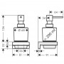 Дозатор для жидкого мыла Hansgrohe AddStoris 41745000 хром