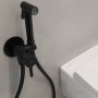 Гигиенический душ Paffoni Tweet Plus Mix ZDUP125NO со смесителем, черный матовый