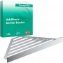 Полка металлическая Hansgrohe AddStoris 41741000 угловая, хром