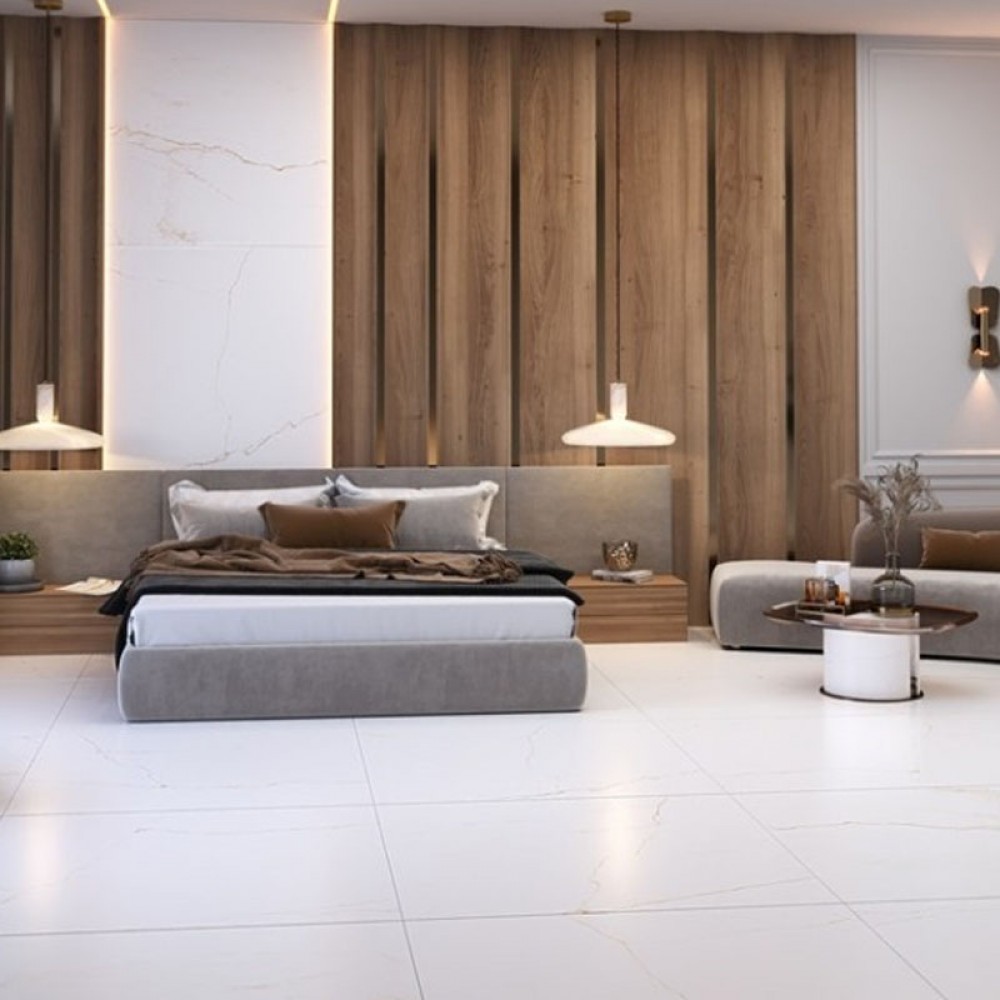 Керамогранит Almera Ceramica (Spain) Lab. Bianco Mare Gold 120x120 см