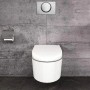 Клавиша смыва Geberit Delta10 115.108.00.1 нержавеющая сталь