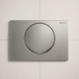 Клавиша смыва Geberit Delta10 115.108.00.1 нержавеющая сталь