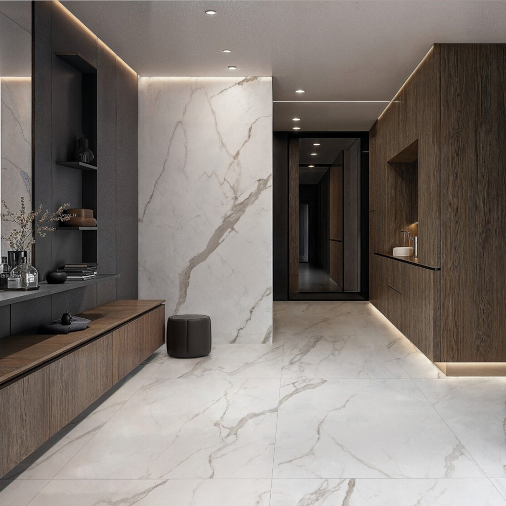 Керамогранит Peronda Lumiere White NT/60X120X0,9/C/R 60x120 см