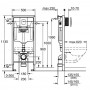 Инсталляция для унитаза Grohe Rapid SL 38772001 с клавишей Skate Cosmopolitan хром