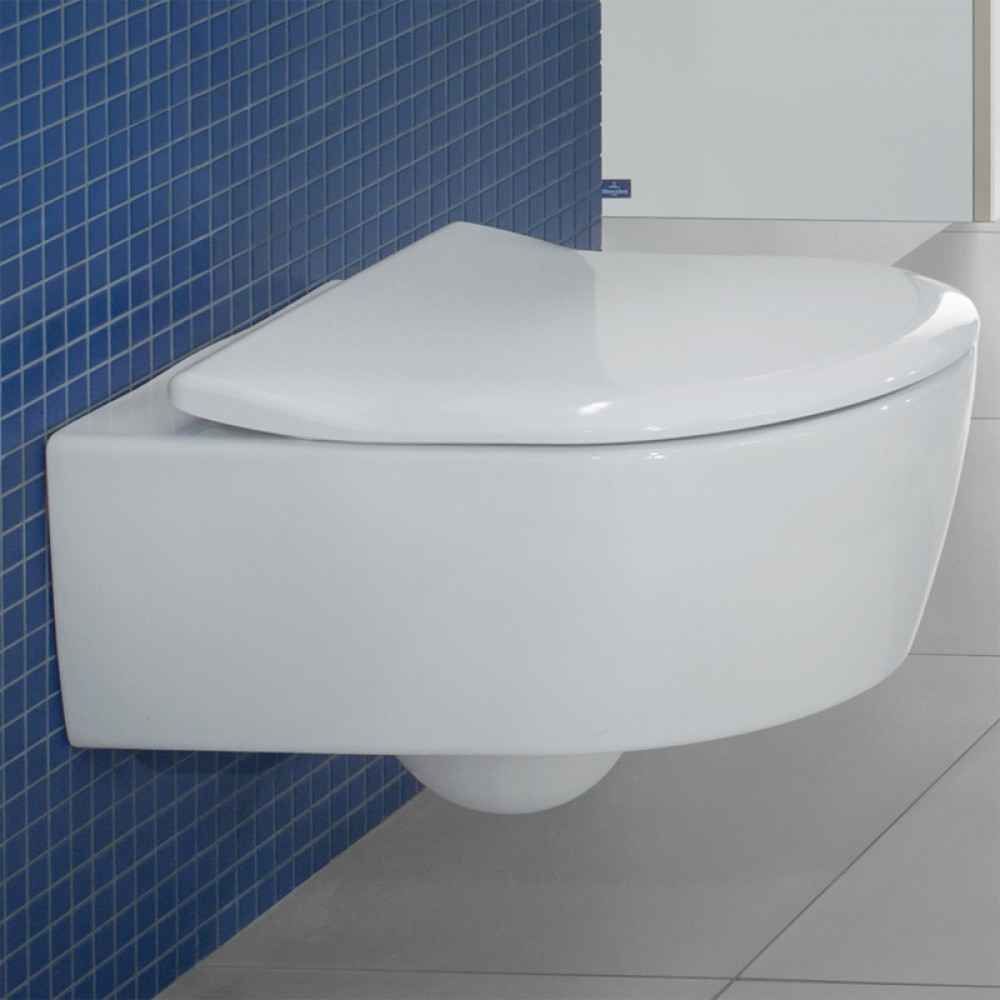 Унитаз подвесной Villeroy&Boch Avento 5656RS01 с сиденьем Soft Close