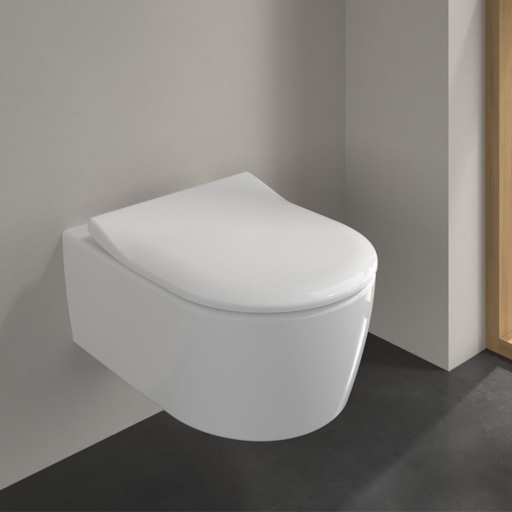 Унитаз подвесной Villeroy&Boch Avento 5656RS01 с сиденьем Soft Close