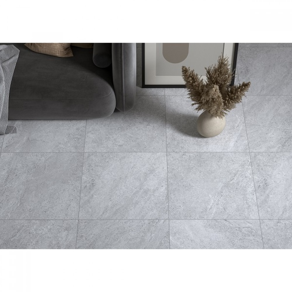 Керамогранит Ceramika Gres Gres Robstone Light Grey Rect 59,7х59,7 см