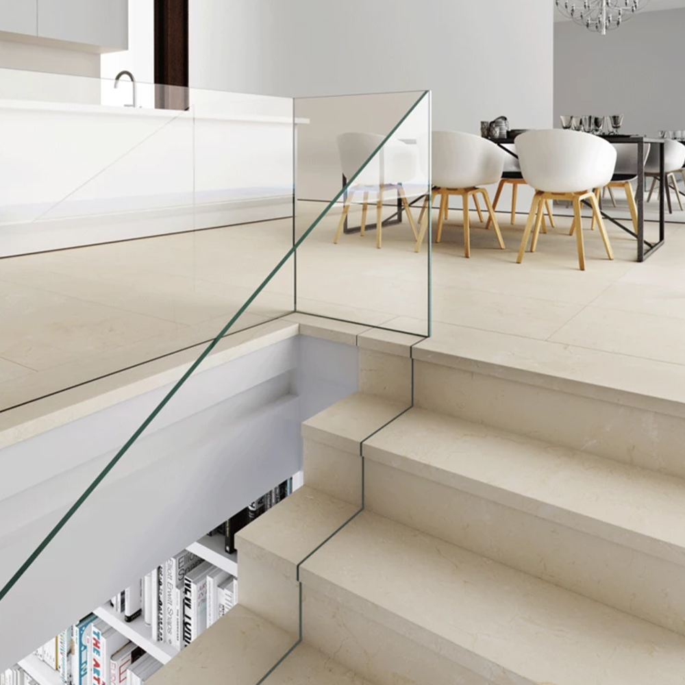 Ступень Exagres Marbles Peldano Fior. Crema Marfil 33x120 см