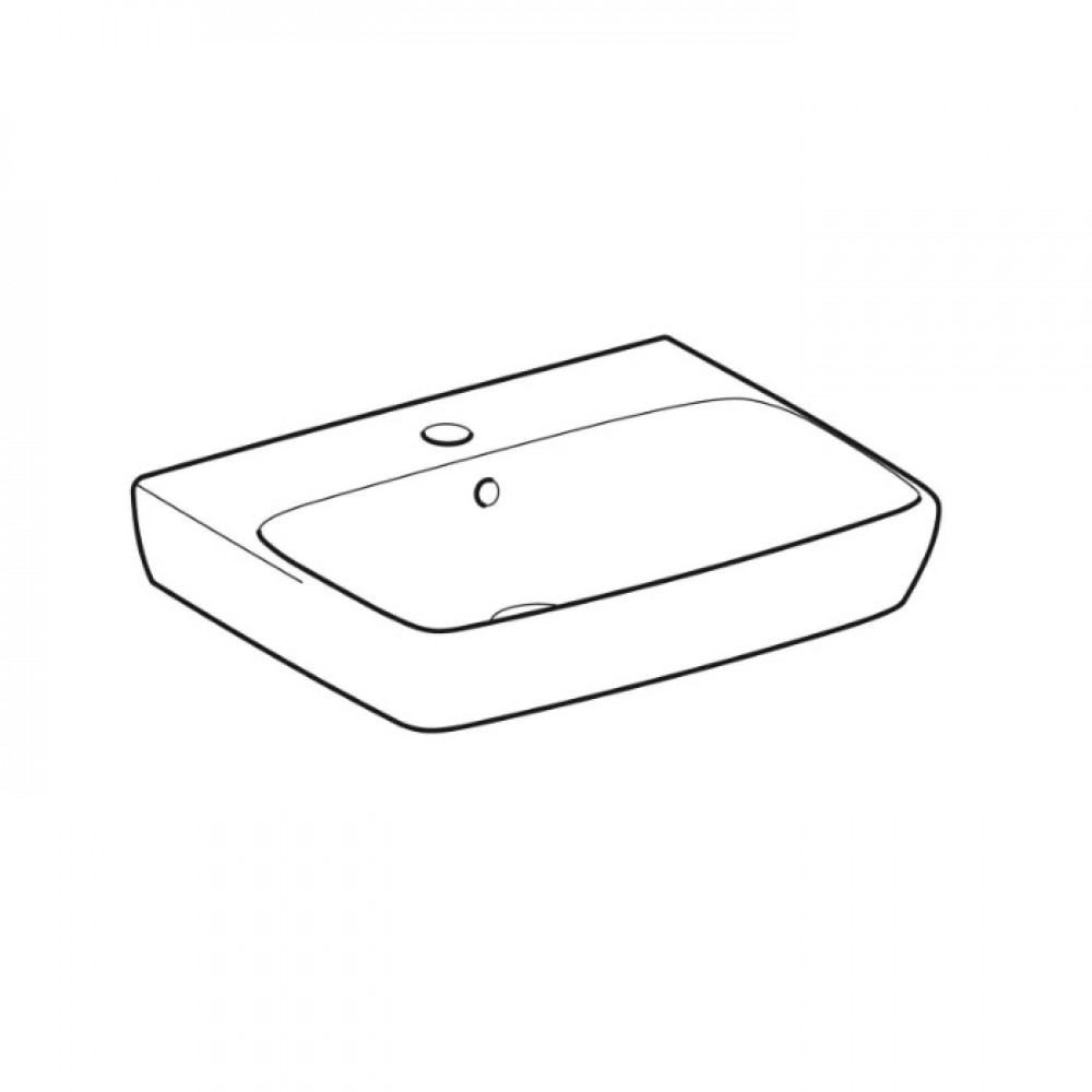 Раковина Geberit Selnova Square 500.290.01.7 55см цвет белый