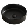 Раковина Devit Flow DFL3270100MB 40 см на столешницу, черная матовая