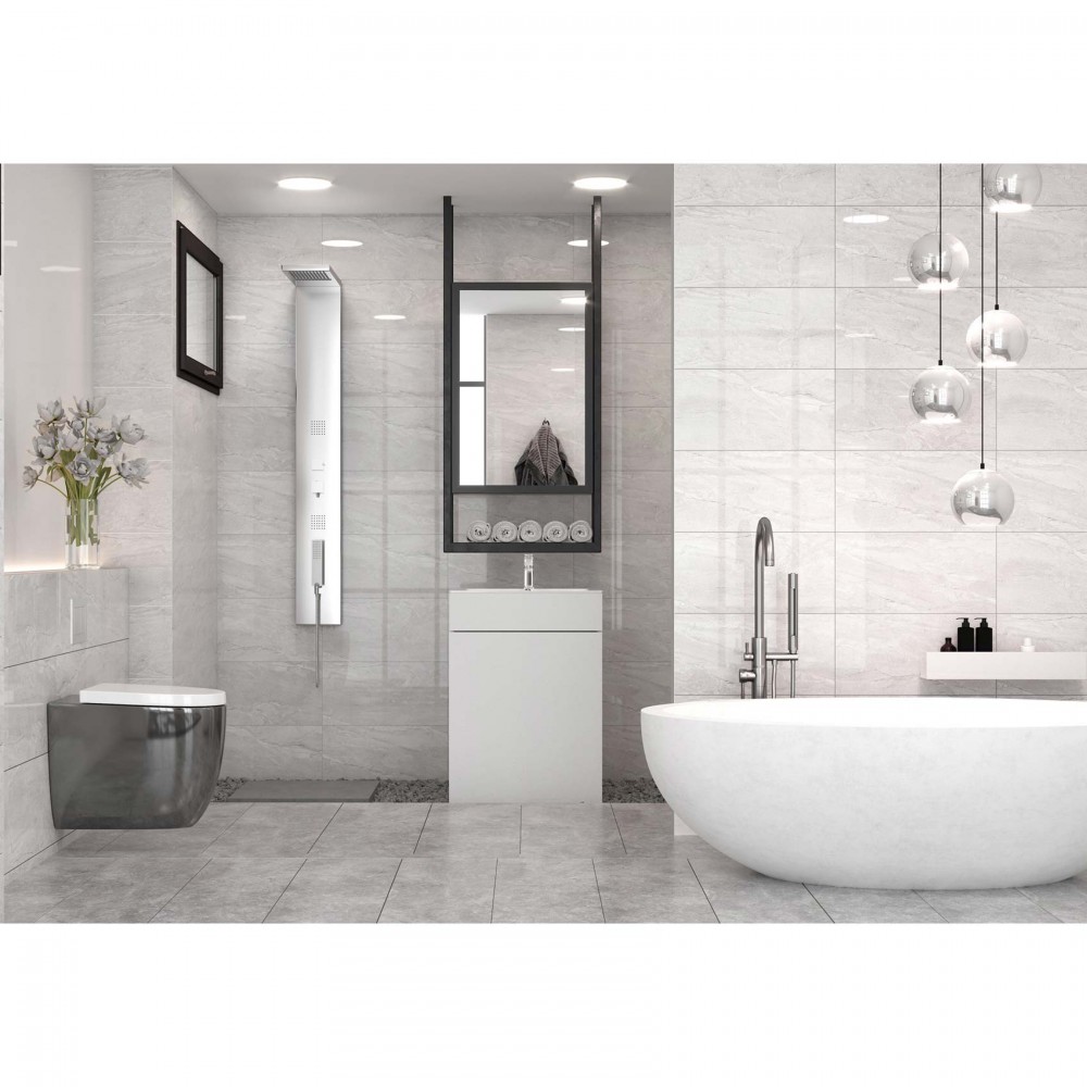 Плитка Golden Tile Marmo Milano Серый 8М2061 30x60 см