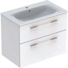 Тумба с раковиной Geberit Selnova Square 501.240.00.1 подвесная 80 см белый Тумба с раковиной Geberit Selnova Square 501.240.00.1 подвесная 80 см белый