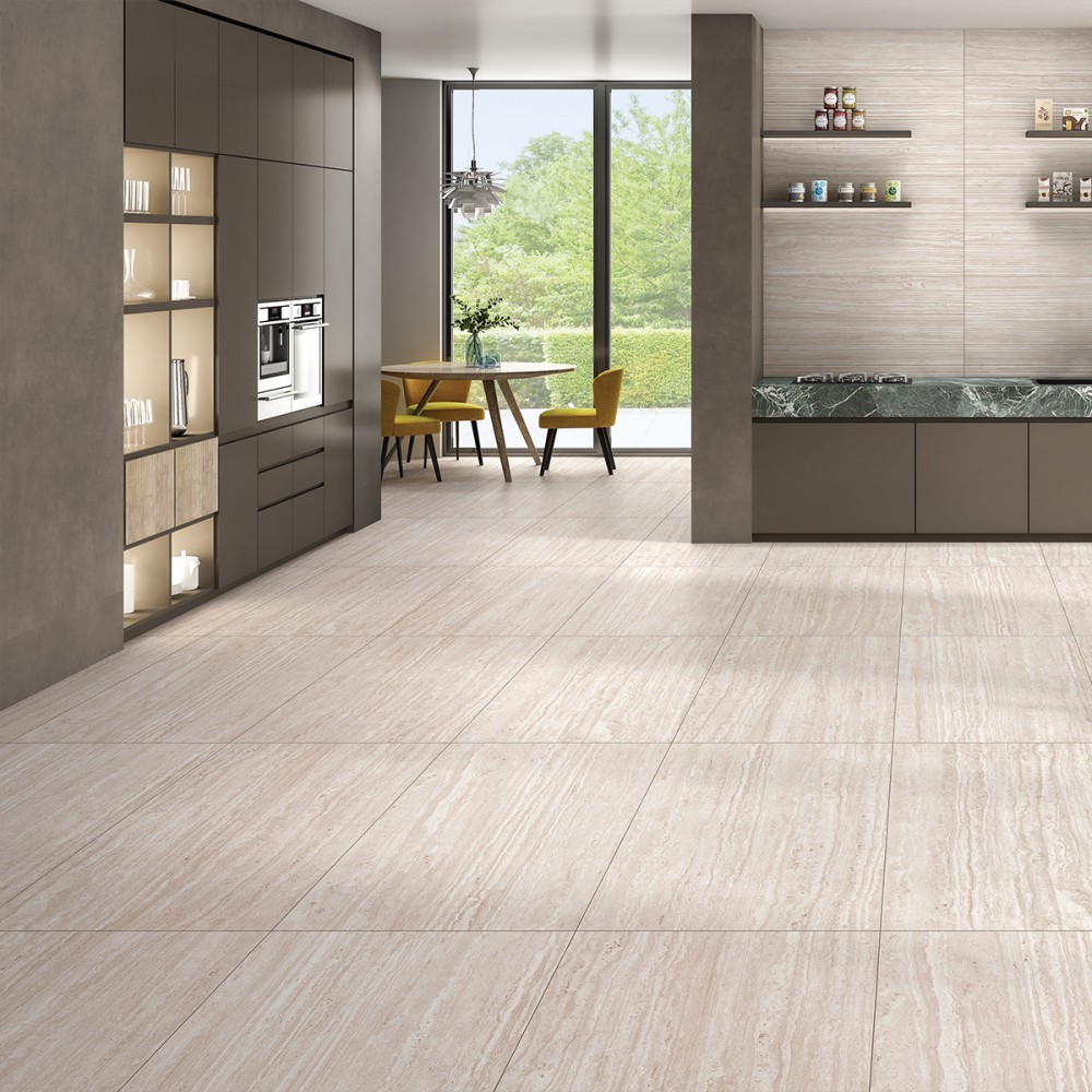 Керамогранит Almera Ceramica-2 Travertine Crema 60х120 см
