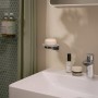 Мыльница Hansgrohe AddStoris S 41766340 с держателем, черный хром брашированный