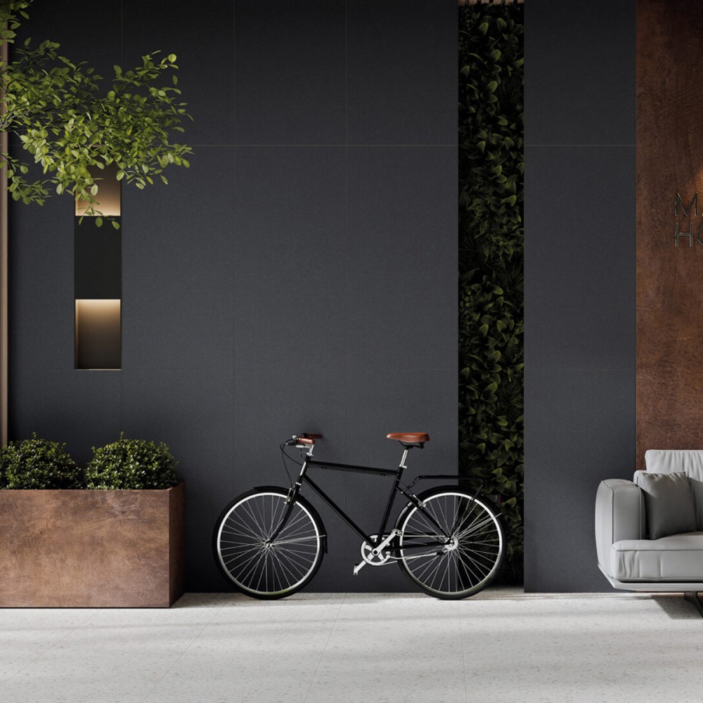 Керамогранит Cerrad Gres Monolight Exterior Anthracite (MX14) Rect 60x60 см