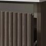 Тумба Royo Vora 131795 100 см подвесная Walnut Note (грецкий орех) с белой раковиной Enzo 126225