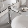 Смеситель для раковины Hansgrohe Rebris E 72591000 240 CoolStart EcoSmart+ с донным клапаном