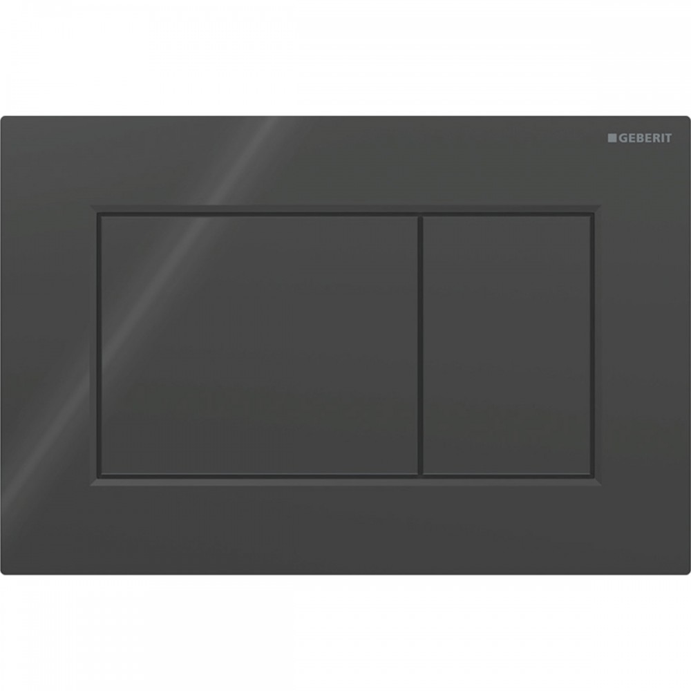 Клавиша смыва Geberit Sigma01 square 115.660.DW.1 черный глянец