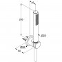 Душевой набор Kludi Nova Fonte Puristic 20850N0-15 1S, золото
