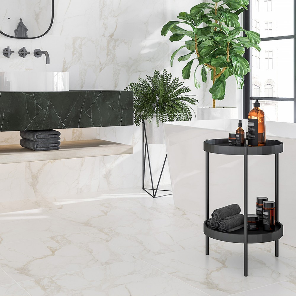 Керамогранит Golden Tile Imperial Белый 3G0580 60x60 см