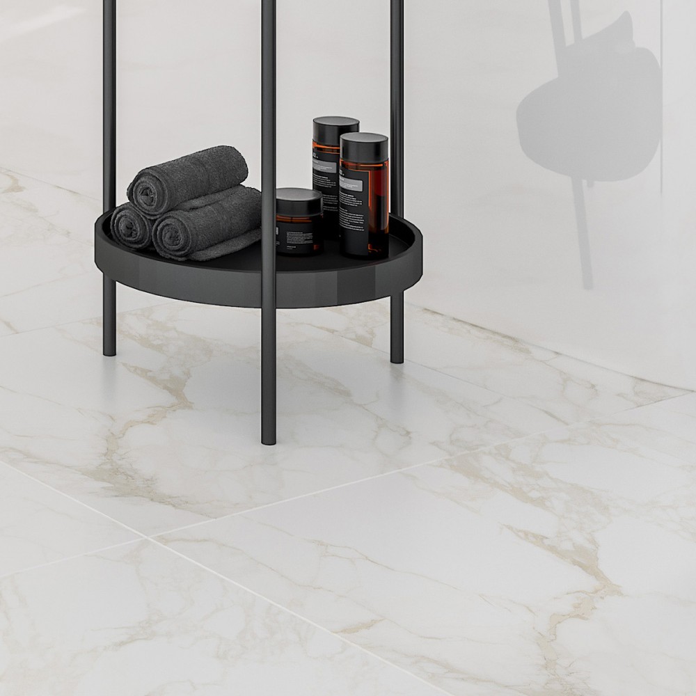 Керамогранит Golden Tile Imperial Белый 3G0580 60x60 см