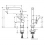 Смеситель для кухни Hansgrohe Talis 72840000 хром