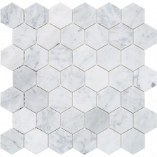 Мозаика Mozaico De Lux C-Mos Hexagon Bianco Carrara Pol 30,5х30,5 см Мозаика Mozaico De Lux C-Mos Hexagon Bianco Carrara Pol 30,5х30,5 см