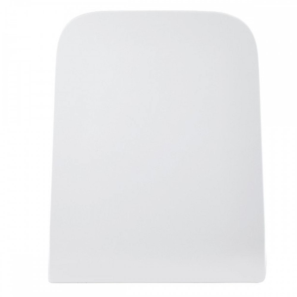 Крышка для унитаза Devit Grid DGR0760111W с механизмом soft-close, белый глянцевый