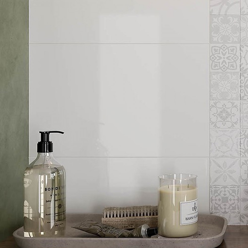Плитка Cersanit Rika White Glossy 25x40 см