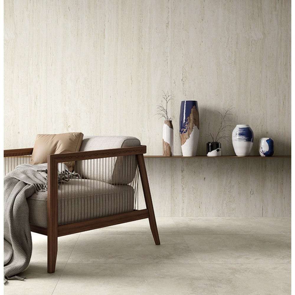Керамогранит Mirage Elysian Travertino Pearly EY 10 NAT SQ 60x120 см