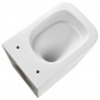 Унитаз подвесной Devit Flow square DFL0520111W безободковый с крышкой soft-close и Vortex Flush, белый глянец