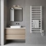 Полотенцесушитель электрический Hygge Family Leeds 6.1.0803.06.WM 970x430 мм в комплекте со скрытым подключением, белый матовый
