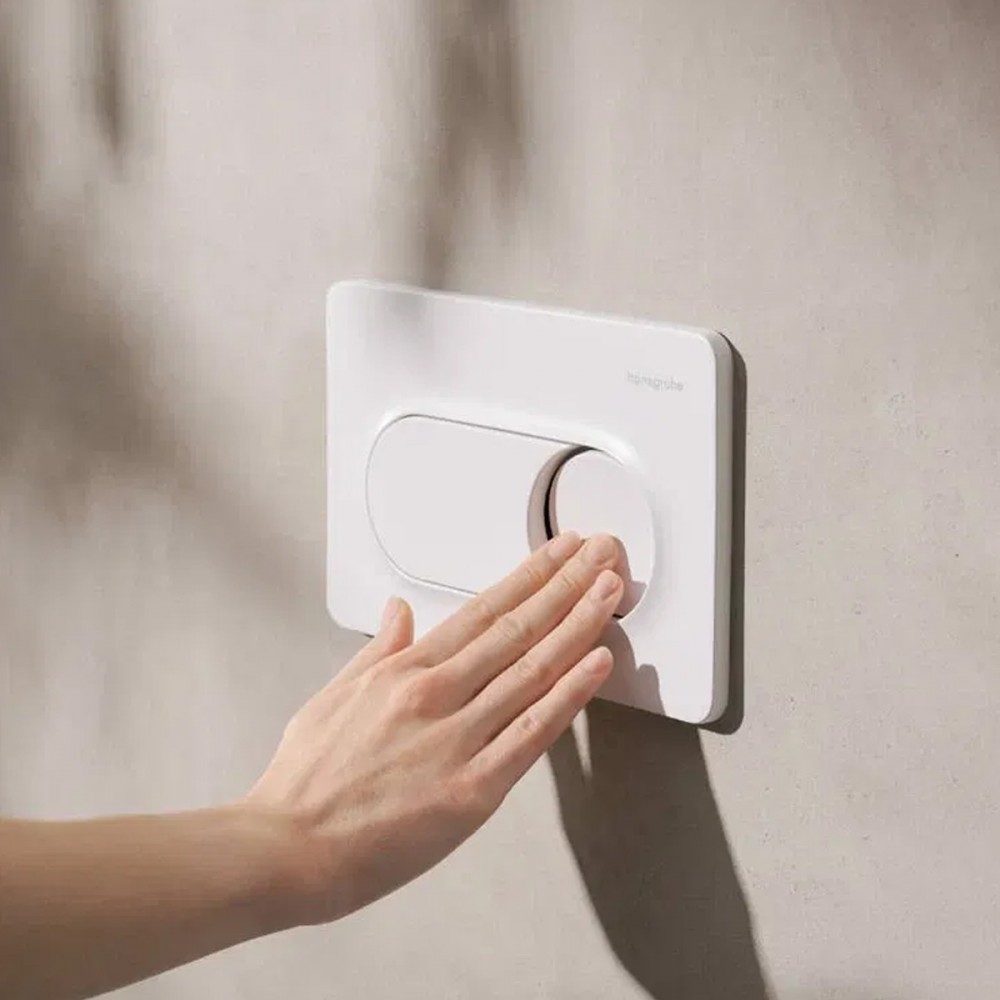 Клавиша смыва Hansgrohe iFrame Original S 66002700 белый матовый