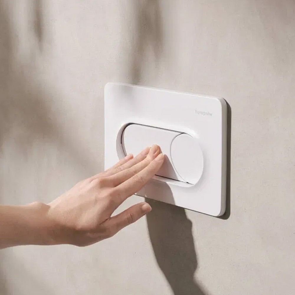 Клавиша смыва Hansgrohe iFrame Original S 66002700 белый матовый