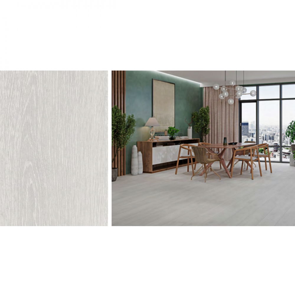 Керамогранит Cersanit Elmwood White Mat Rect** 19,8x119,8 см