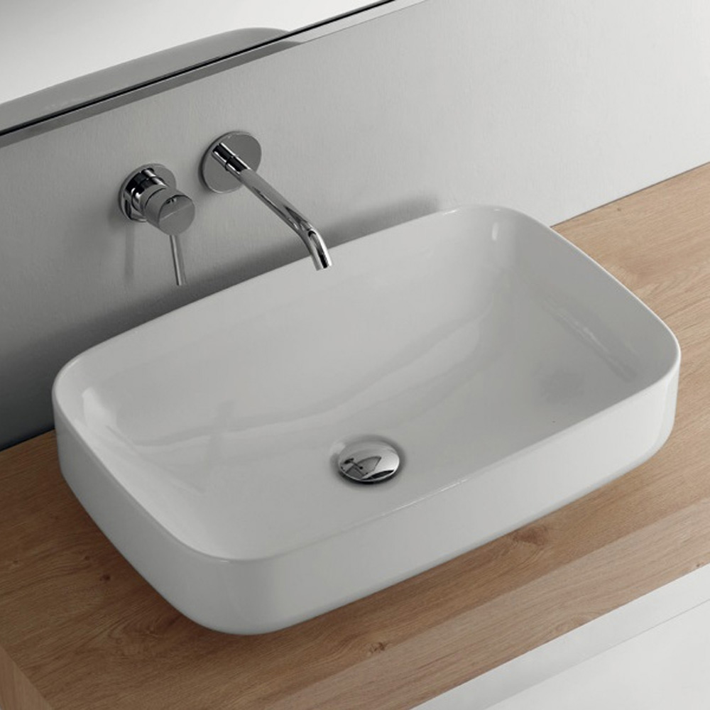 Раковина Kerasan Tribeca 5141 01 на столешницу 60 см