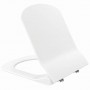 Унитаз подвесной Creavit Elegant EG321-11MB00E-0000 безободковый с крышкой Soft Close KC1103.01.0100E белый мат