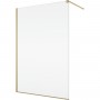 Душевая стенка Walk-in Ronal Easy STR4P1201307 120х200 см профиль матовое золото, стекло прозрачное