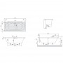 Ванна акриловая Villeroy&Boch O. Novo/Cassandra uBA180CAS2V-01 180х80 см