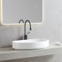 Раковина Devit Flow DFL3310100W 65,5 см для установки на столешницу, без перелива, белая