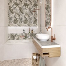 Керамограніт Golden Tile Oasis Concrete Terazzo Айворі OSА910 60х120