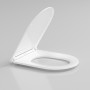 Крышка для унитаза Devit DFL0460111W / DFL0460211W / DUN0930111W с soft-close механизмом, белый глянец