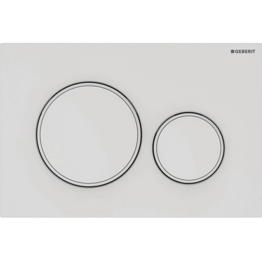 Клавиша смыва Geberit Sigma20 round 115.882.01.1 белый